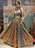 Multicolor Patchwork Embroidered Lehenga Set