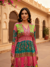 Bohemian Bandhani Printed Short Dress