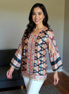 Boho Bloom – Printed Kaftan Kurti