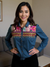 Boho Fusion Embroidered Denim Shirt – Tie Knot Style