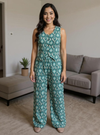 Teal Ikat Cotton Co-ord Set – Breezy Comfort with Ethnic Charm