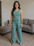 Teal Ikat Cotton Co-ord Set – Breezy Comfort with Ethnic Charm