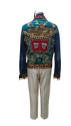 Boho Royale – Embellished Patchwork Denim Jacket
