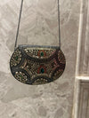 Emerald Stone Studded Kundan Handbag