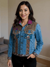Boho Royale – Embellished Patchwork Denim Jacket - Rajni Collection