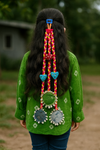 Little Girl Bandhani Braided Hair – Ethnic Elegance Kids wear