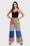 White Dazzle Pant Patchwork Hand Embroidery