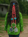 Little Girl Bandhani Braided Hair – Ethnic Elegance Kids wear