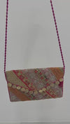 Golden Gypsy Embroidered Clutch