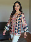 Boho Bloom – Printed Kaftan Kurti
