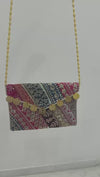 Jashn Coin Embroidered Clutch