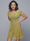Yellow Midi Dress for Women | Casual & Summer Style