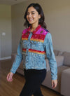 Handmade Boho Patchwork Jacket – Ethnic Denim Fusion