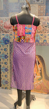 Royal Purple Shrug Suit