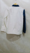 Vibrant Boho Fusion Hand-Embroidered Shirt – Mirror Work & Patch Detailing