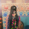 Colorful Handmade Hair Juda Accessory with Beads & Pom-Poms – Perfect for Festive & Wedding Looks